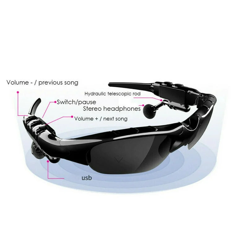 Wireless Bluetooth Headset Sunglasses