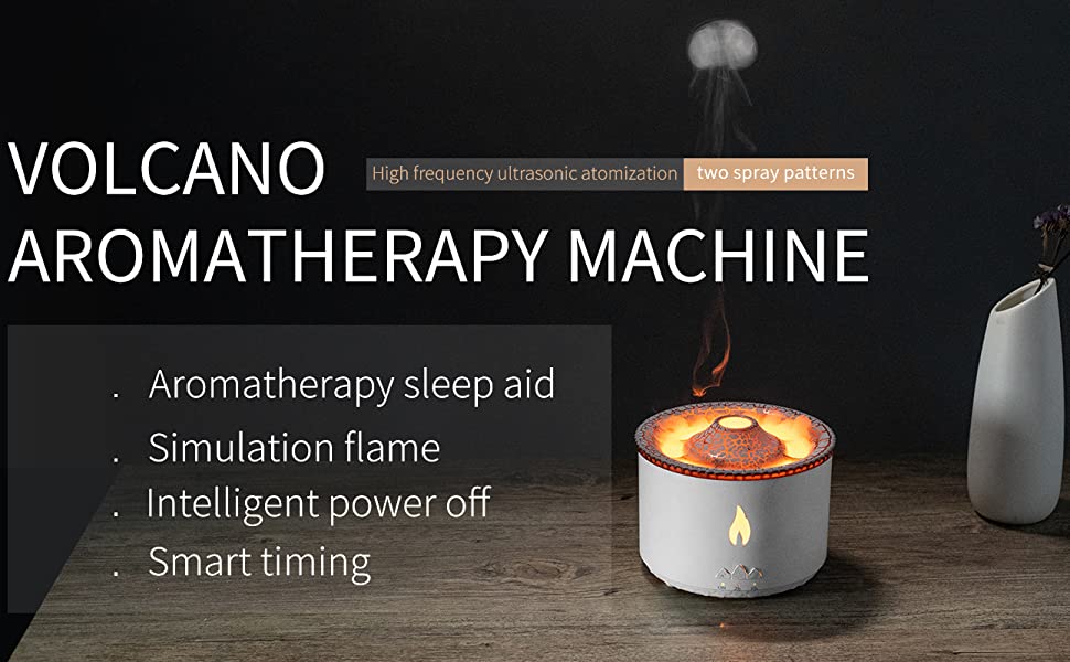 Volcano Humidifier and Aroma Diffuser