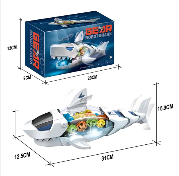 Universal Shark Toys With Light