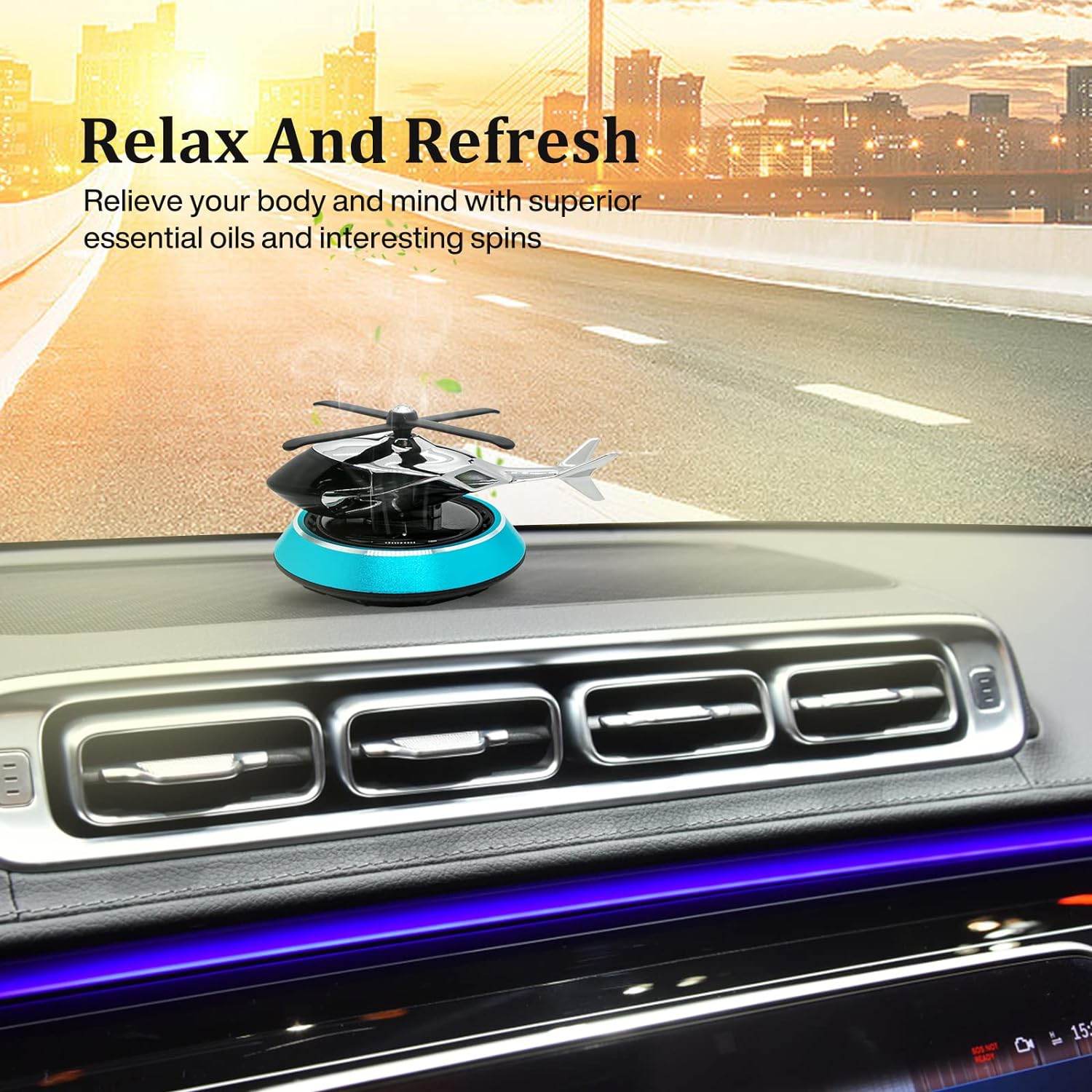 Car Fragrance Diffuser Helicopter